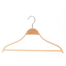 Plywood hanger with non-slip trouser bar and 360-degree swivel hook for suit